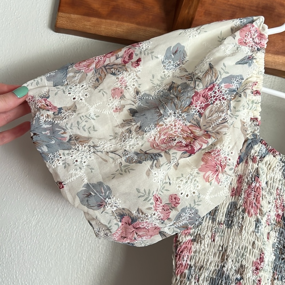 Floral Puff Sleeve Dress